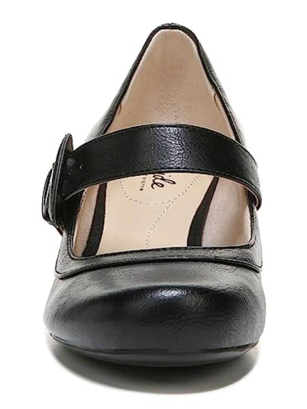 LifeStride Rozz Mary Jane Pumps Women's Faux Leather Block Heel Slip-On Shoes - Picture 5 of 7